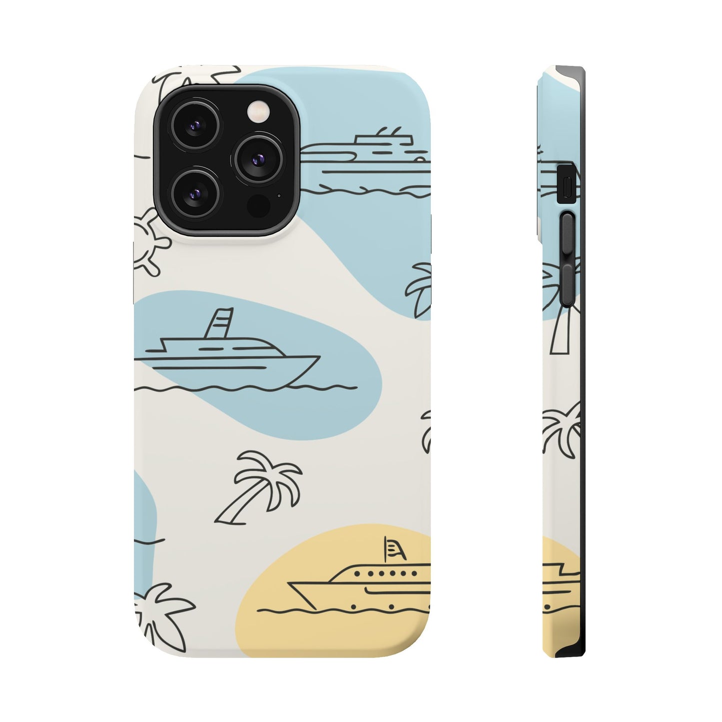 Retro Cruise Vacation iPhone Tough Case