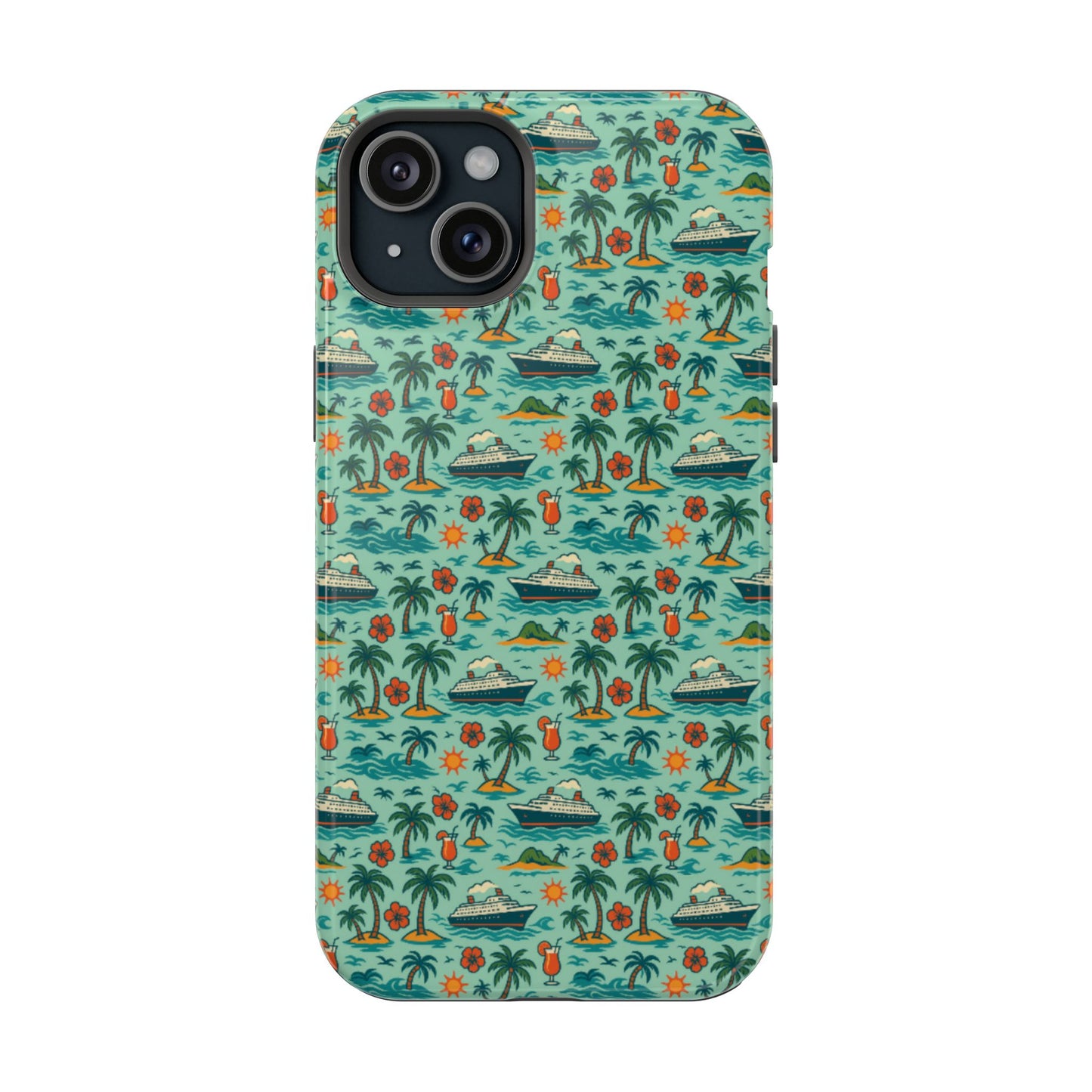 Tropical Cruise Tough iPhone Case