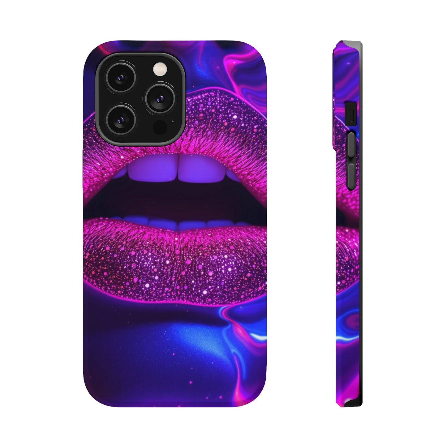 Purple Kiss Design iPhone Tough Case