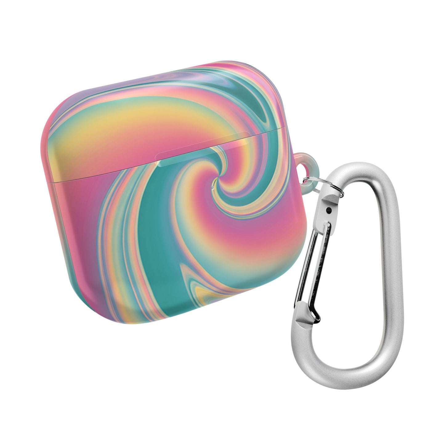 Cotton Candy Rainbow Swirl AirPod Case