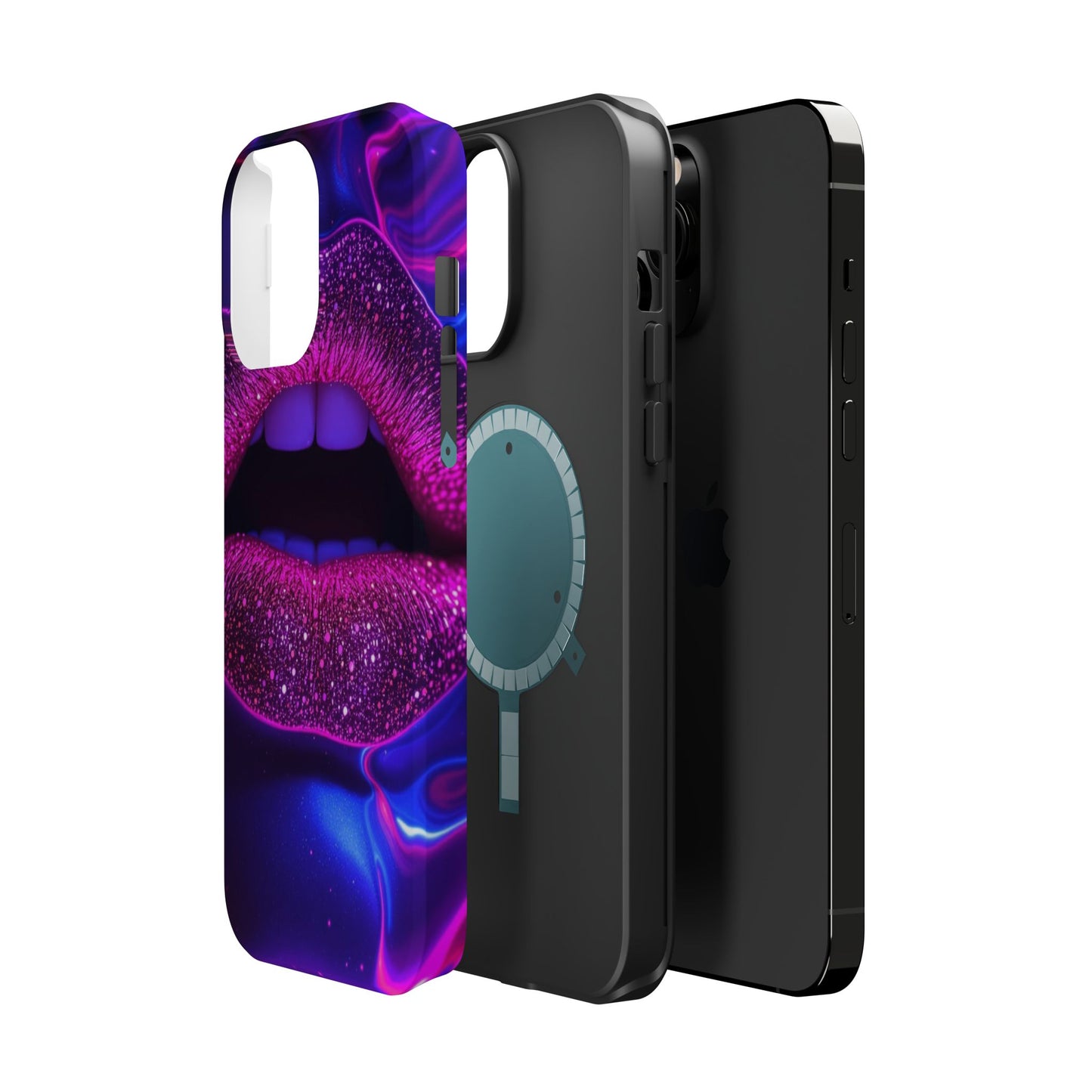 Purple Kiss Design iPhone Tough Case