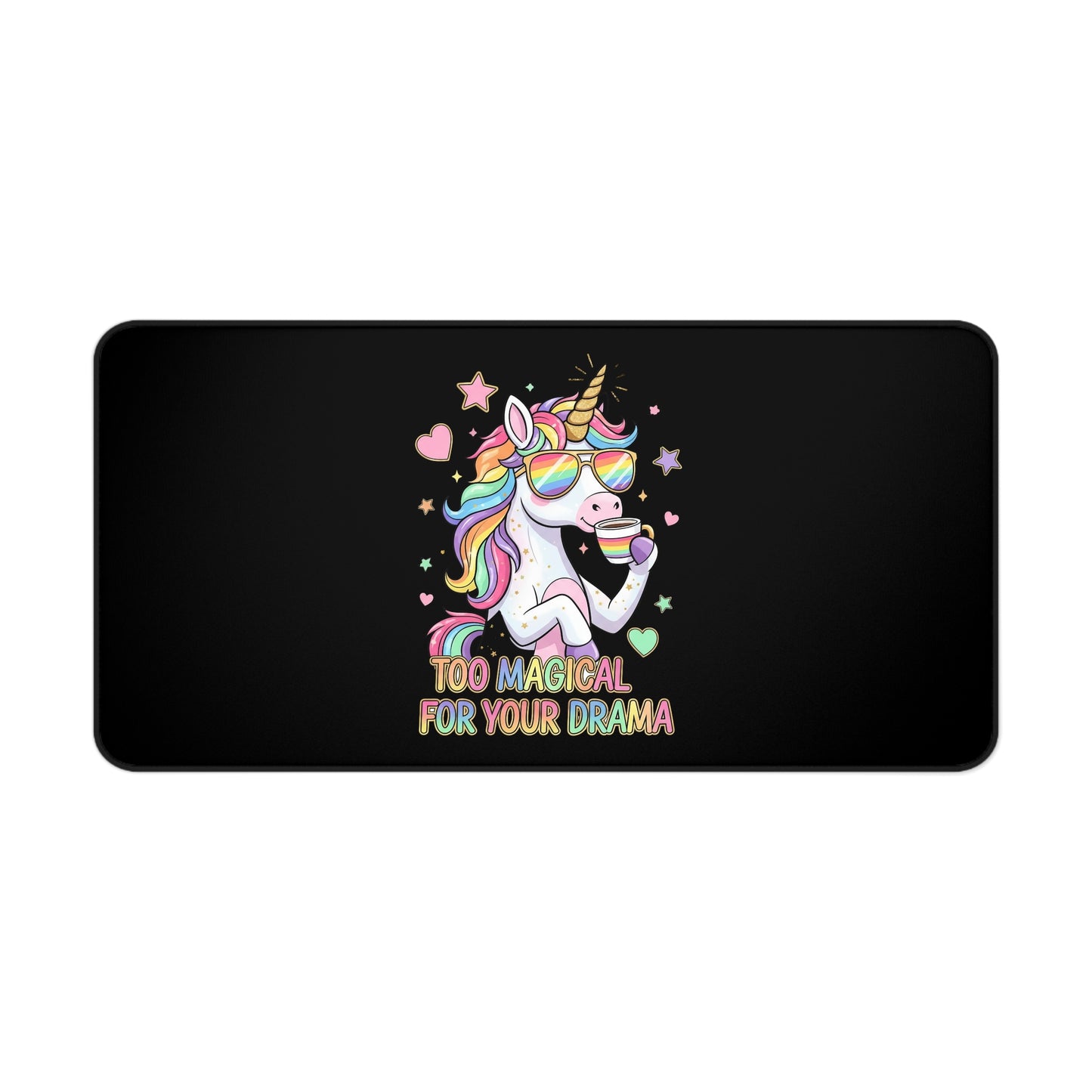 Whimsical Desk Mat for Home Office or Holiday Workspace Decor