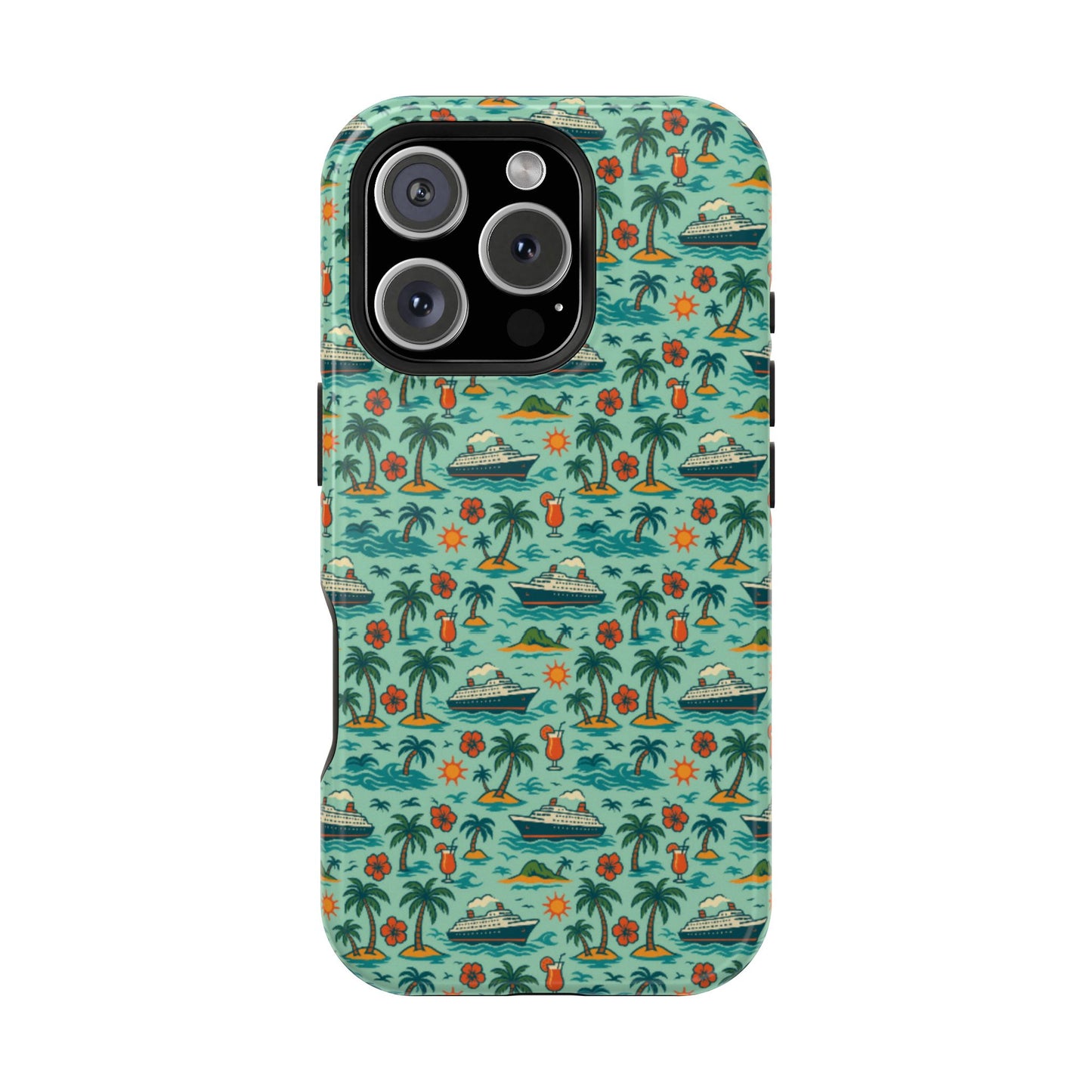 Tropical Cruise Tough iPhone Case