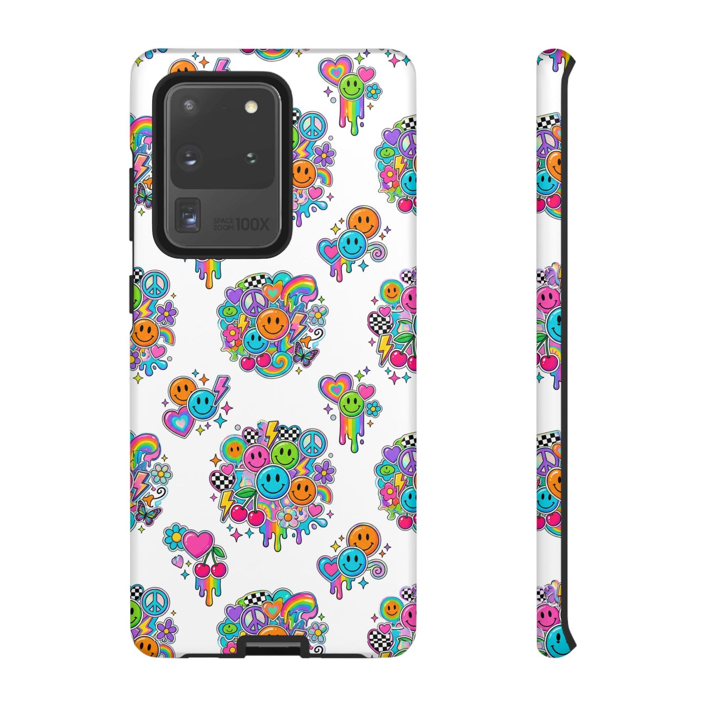 Retro Dopamine-Inspired Samsung Tough Phone Case