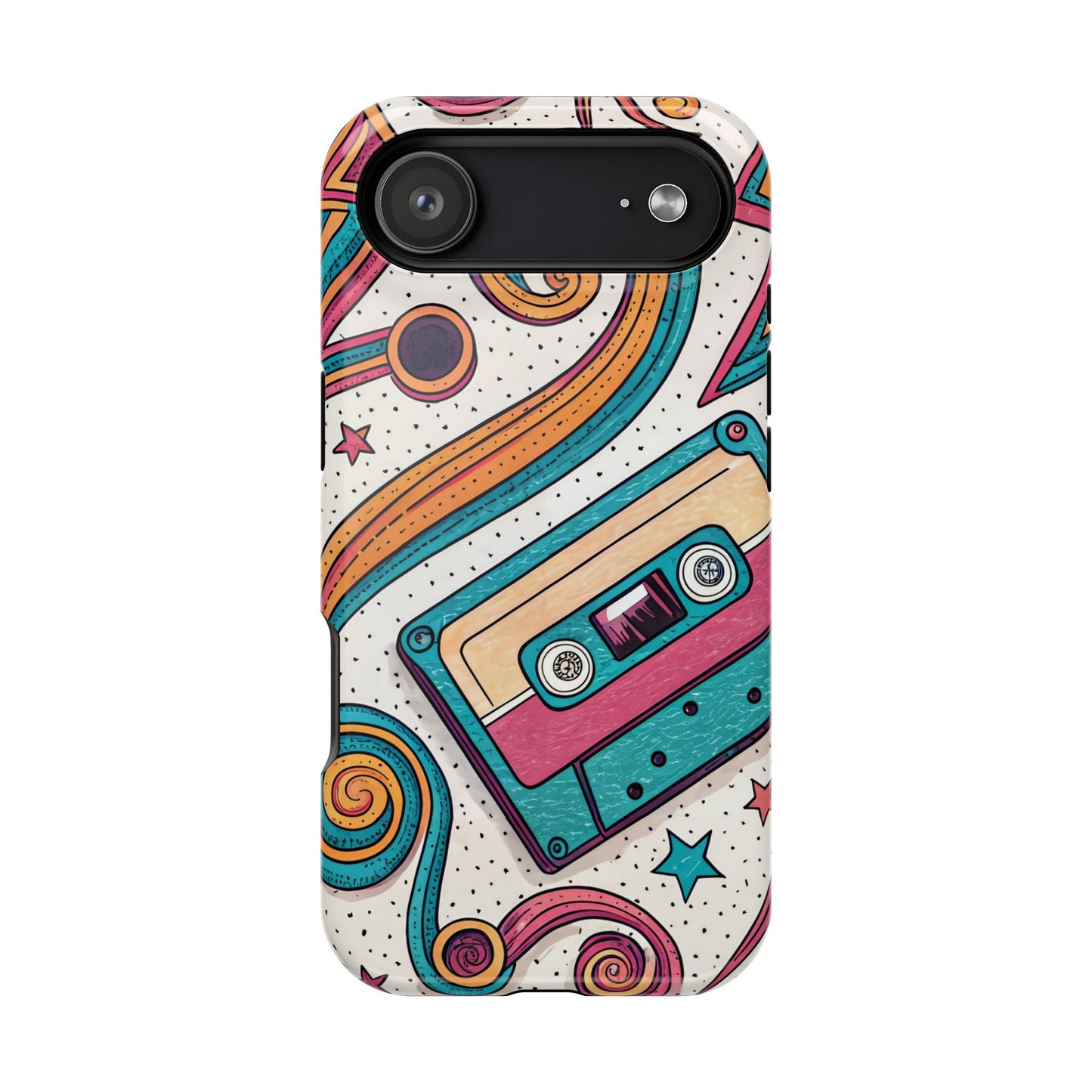 Retro Cassette Design iPhone Tough Case