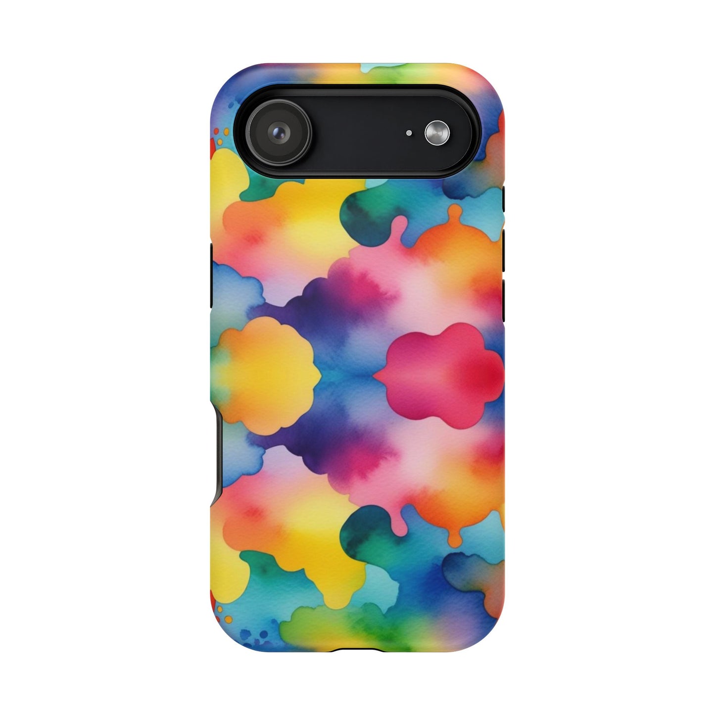 Watercolor Rainbow Clouds iPhone Tough Case
