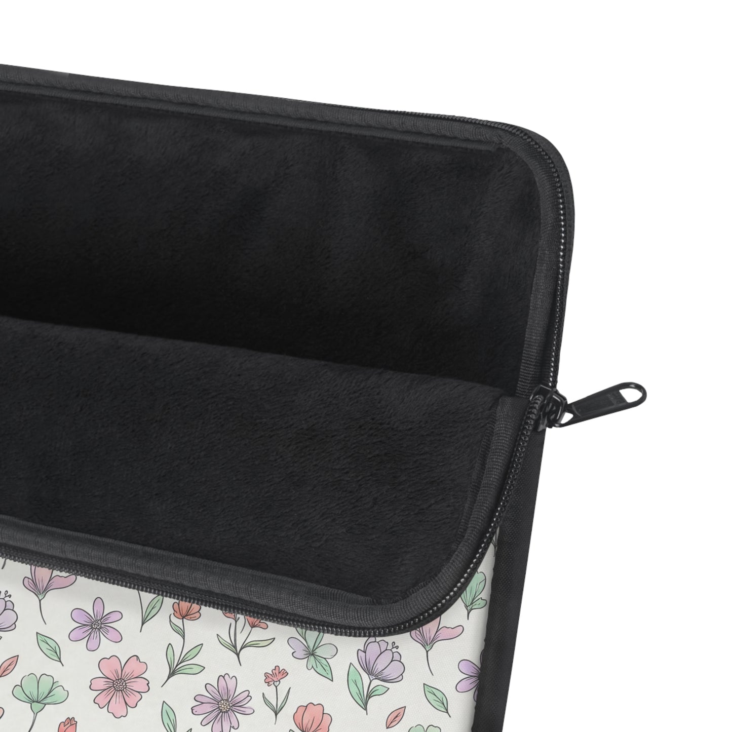 Floral Art Laptop Sleeve — Artistic Botanical Laptop Case