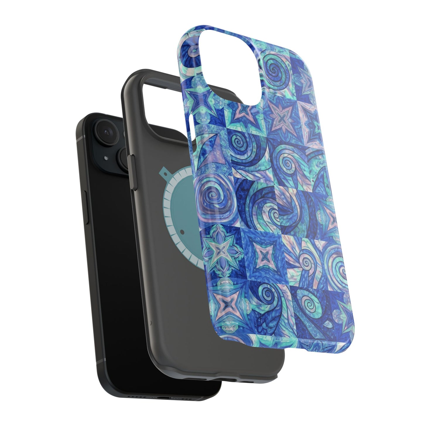 Blue Sea iPhone Case — Modern Magnetic Impact-Resistant Design