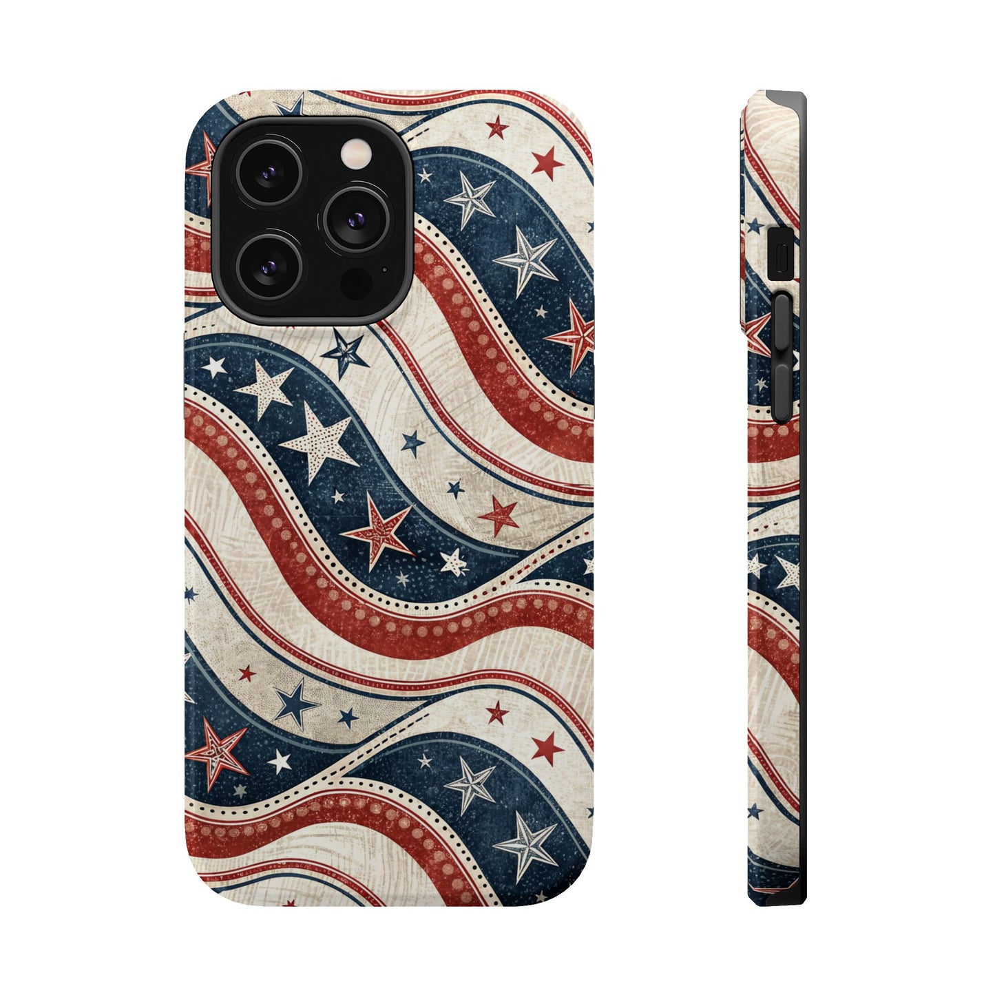 Vintage Patriotic Inspired Ribbon iPhone Case