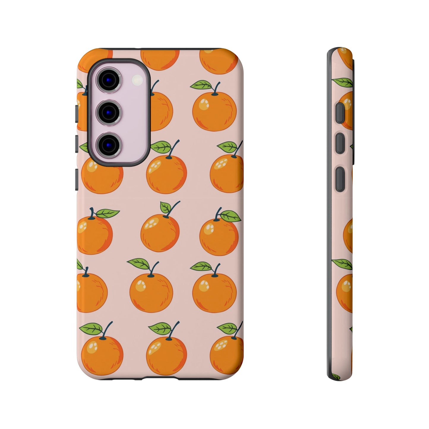 Orange Fruit Design Samsung Tough Phone Case