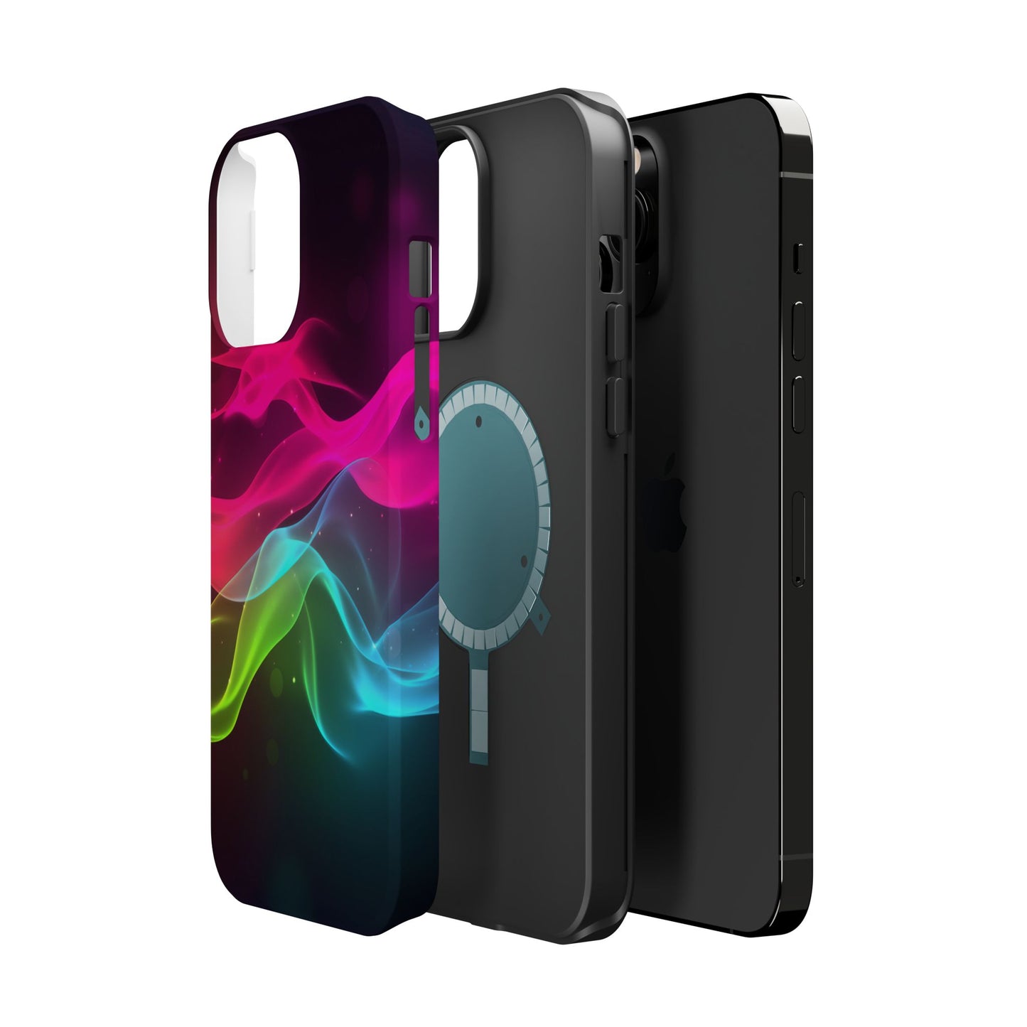 Ride the Rainbow Wave iPhone Tough Case