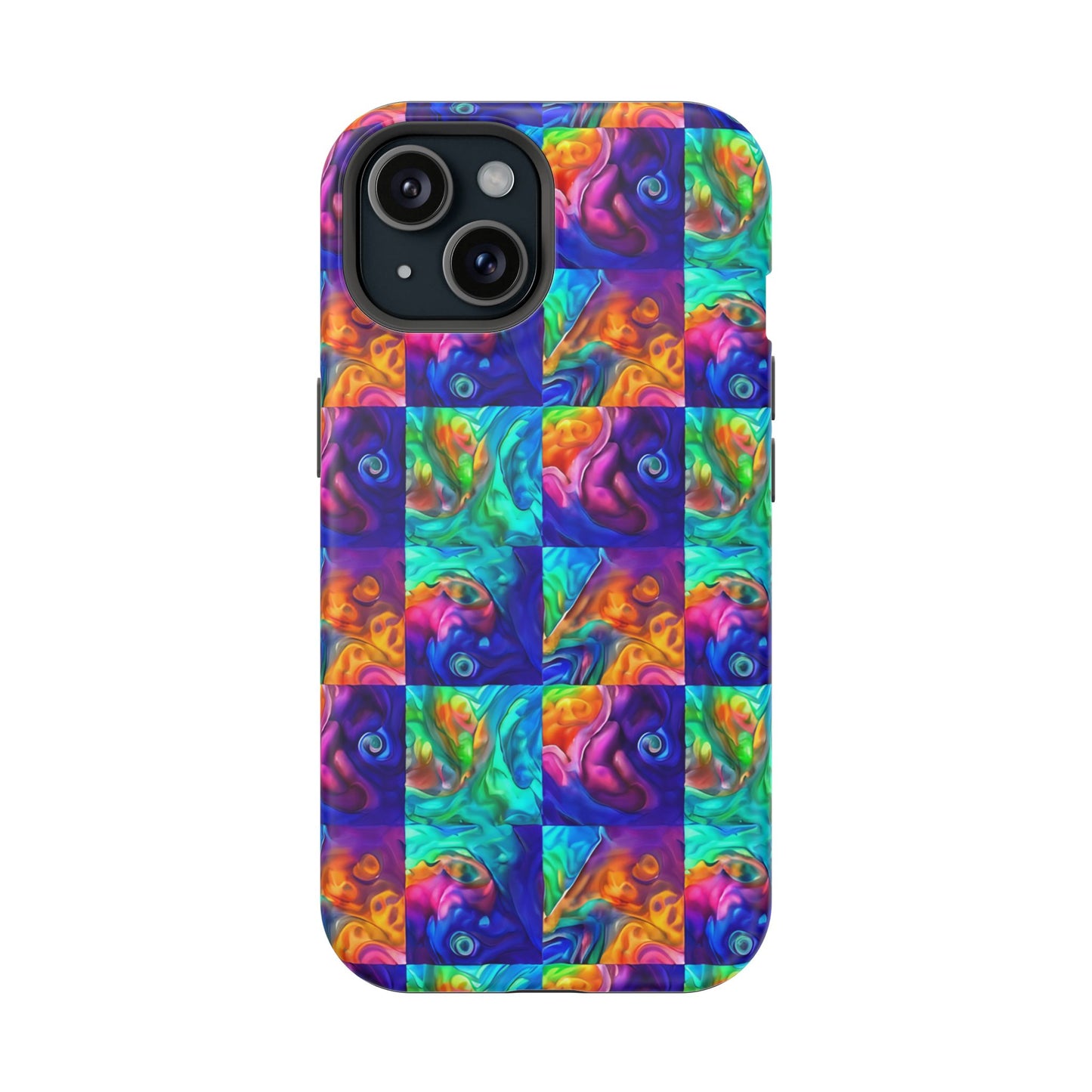 Abalone Swirl iPhone Case — Glowing Shell Impact-Resistant Case