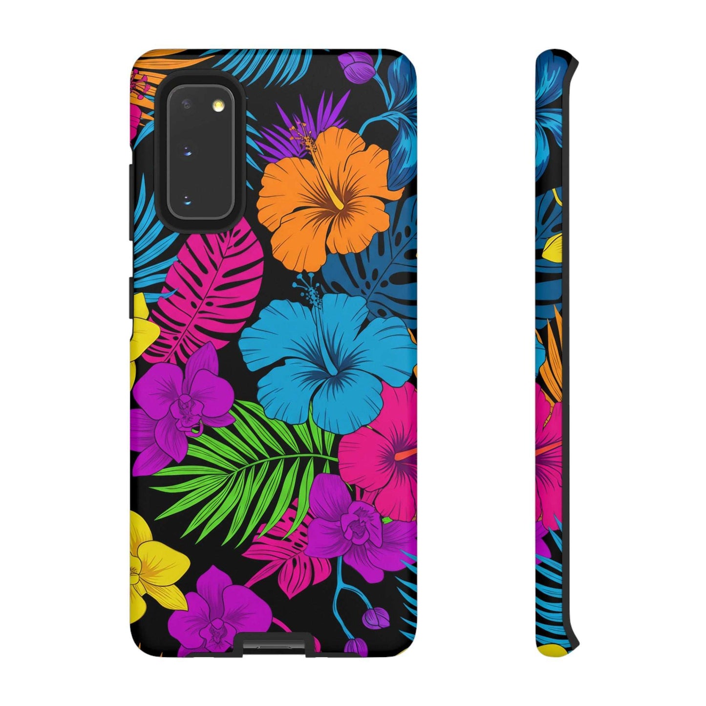 Modern Tropical Floral Design Samsung Phone Case