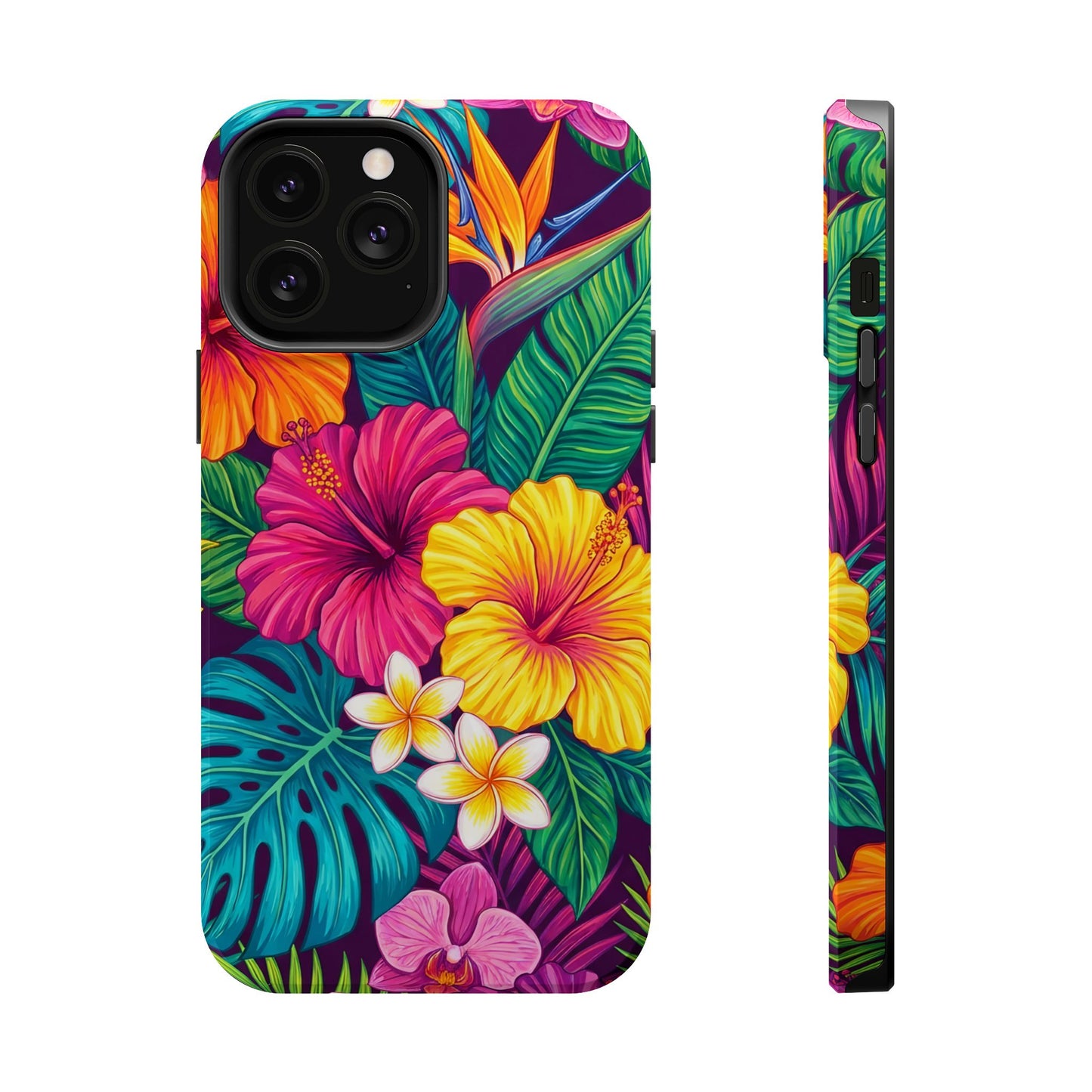 Vibrant Tropical iPhone Tough Case — Magnetic Impact-Resistant