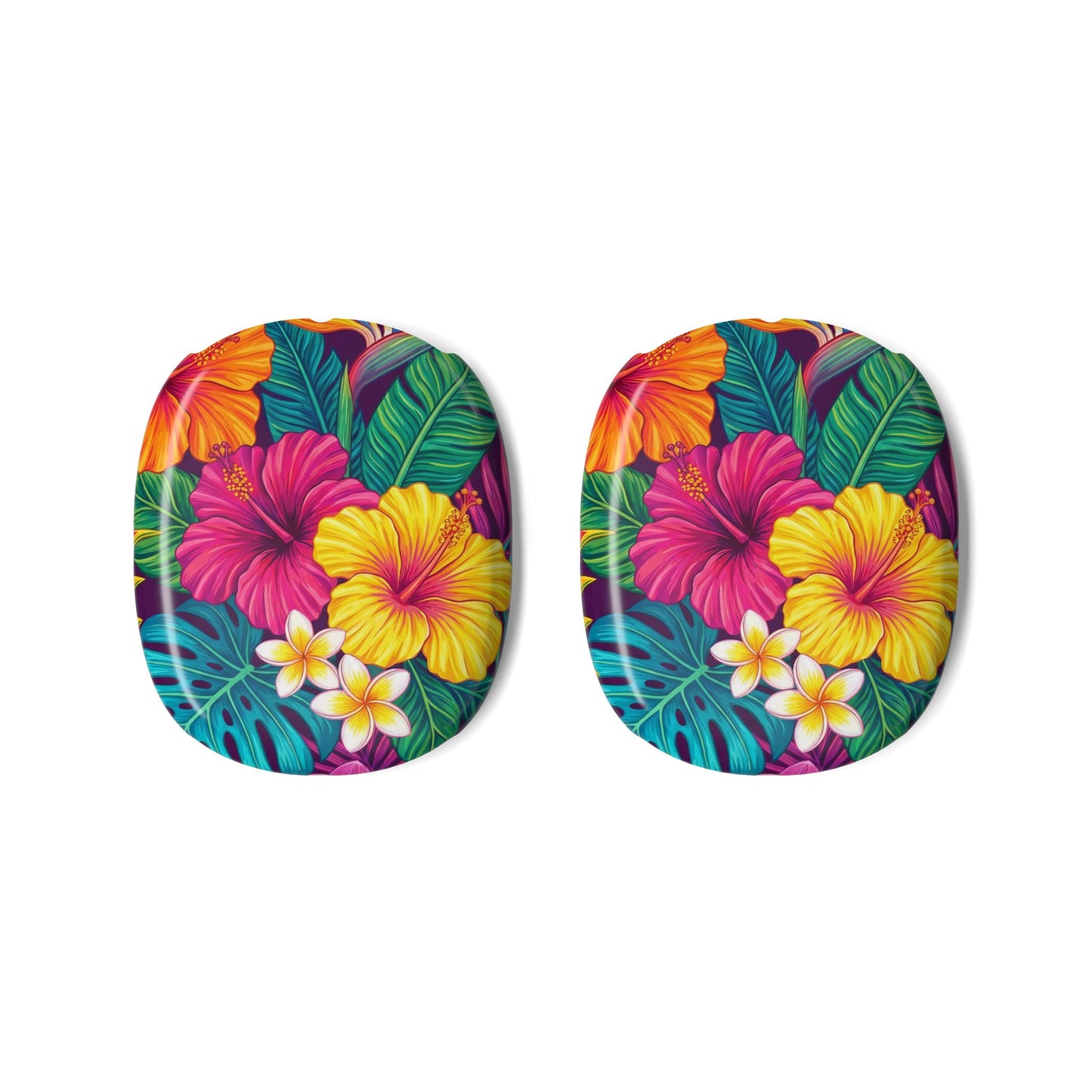 Vibrant Tropical AirPods Max Case — Colorful Tropical Print Headphone Shell