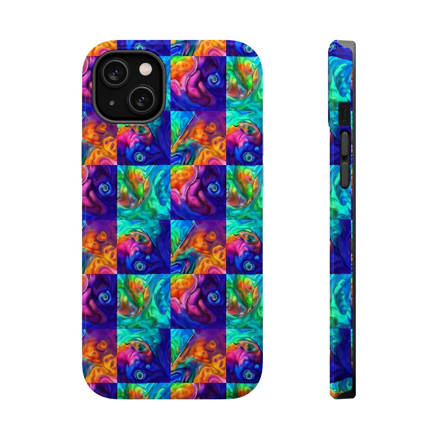 Abalone Swirl iPhone Case — Glowing Shell Impact-Resistant Case