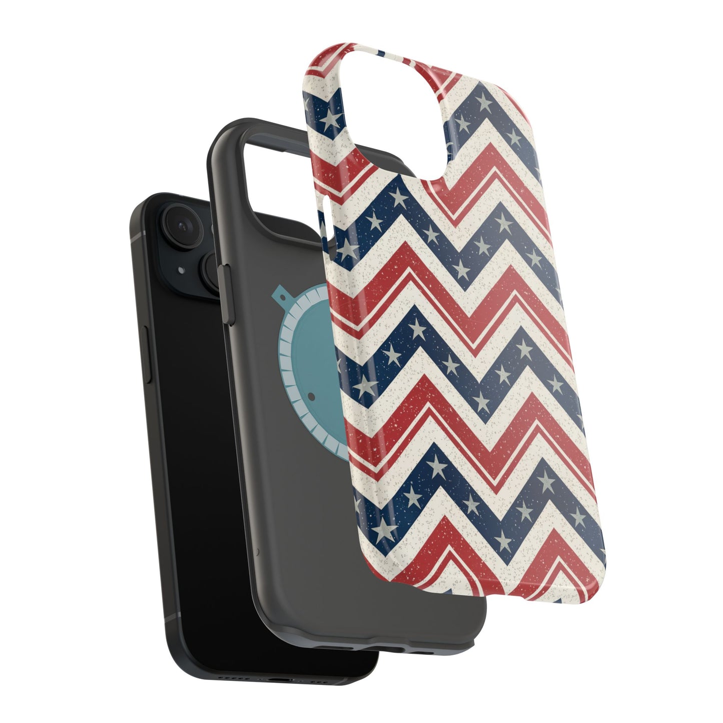 Vintage Patriotic Design iPhone Tough Case