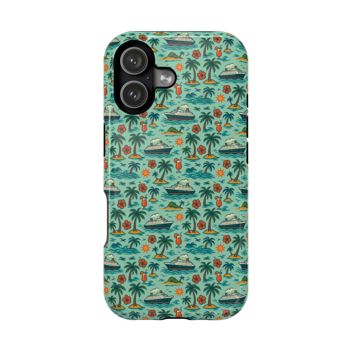 Tropical Cruise Tough iPhone Case