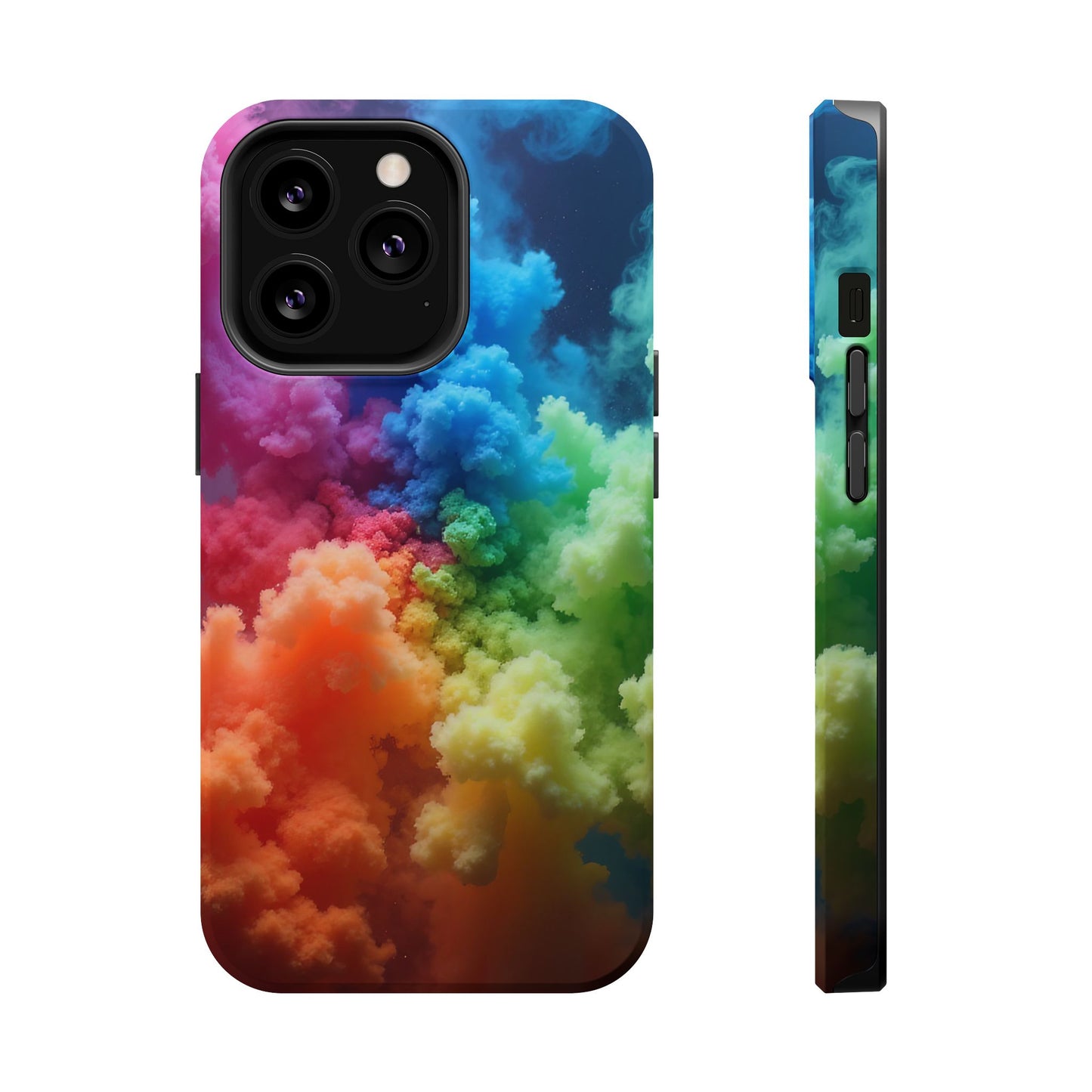 Rainbow Mist Tough Magnetic iPhone Case