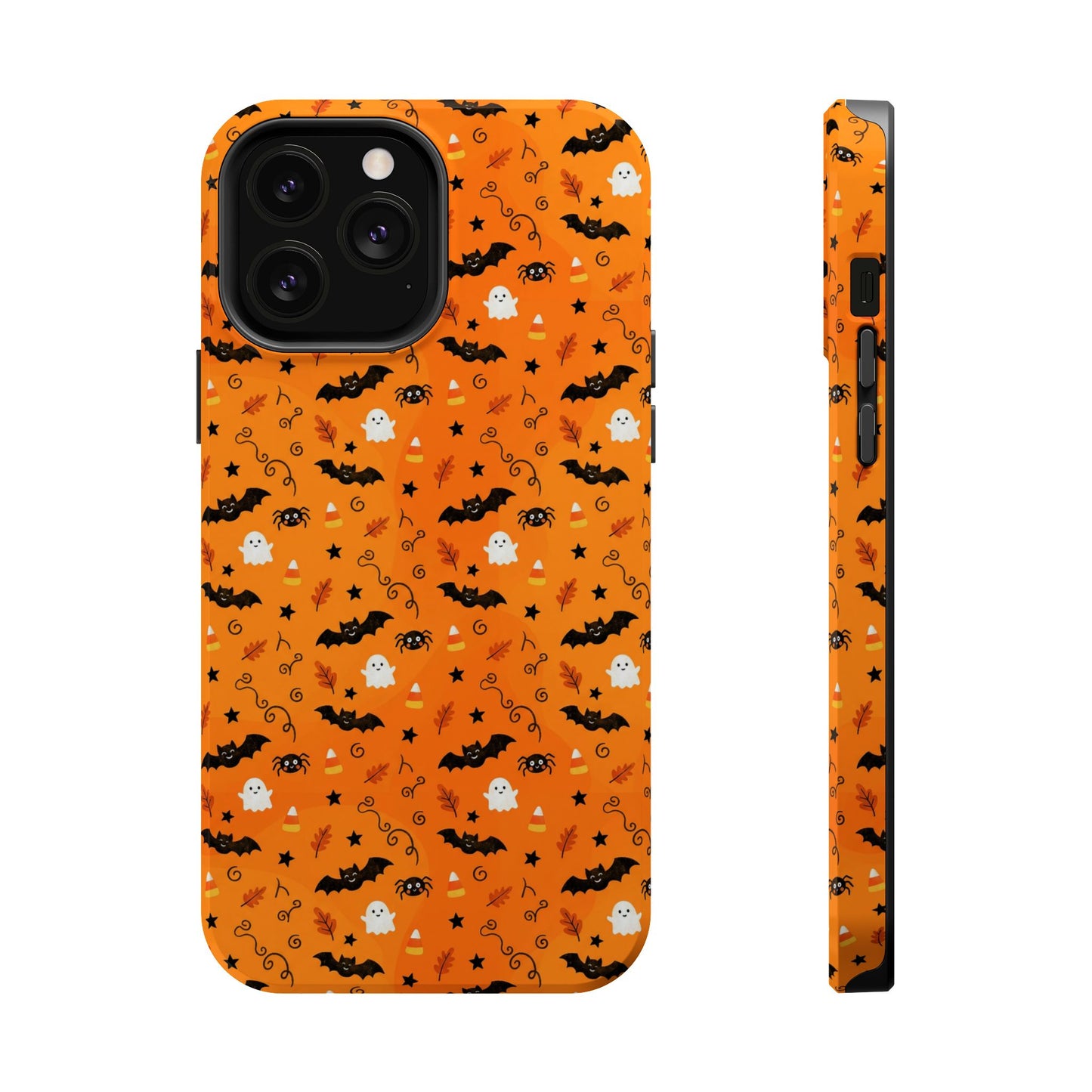 Boo-tiful Halloween Bat & Ghost iPhone Case