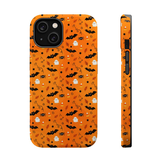 Boo-tiful Halloween Bat & Ghost iPhone Case