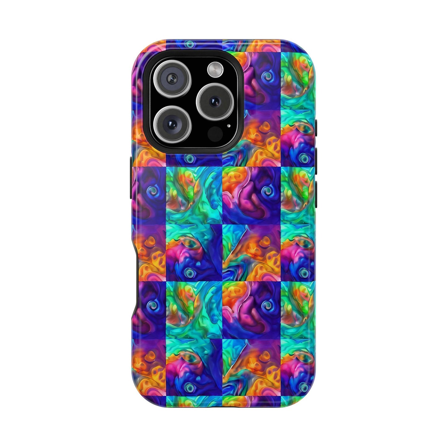 Abalone Swirl iPhone Case — Glowing Shell Impact-Resistant Case