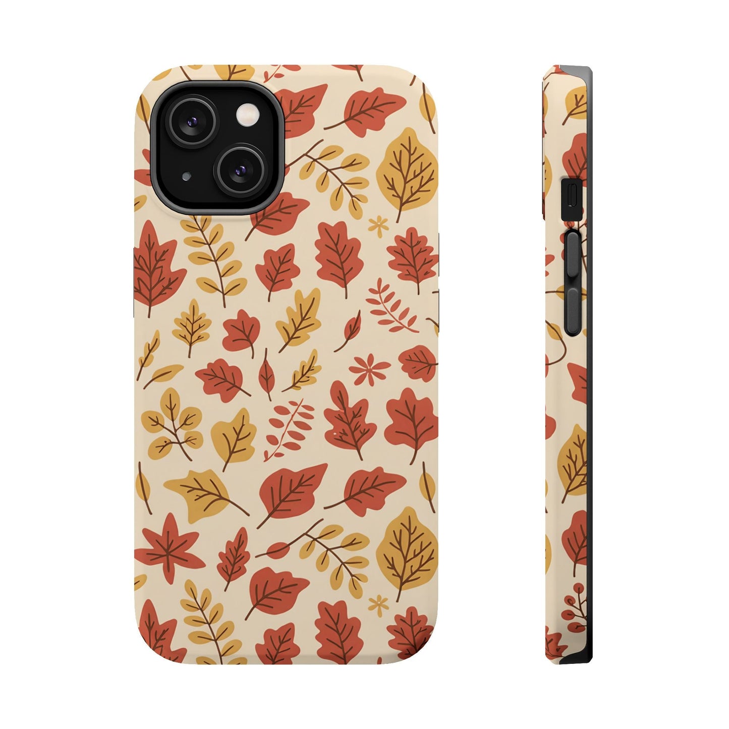 Fall Leaves iPhone case with autumn leaf pattern and durable protective design