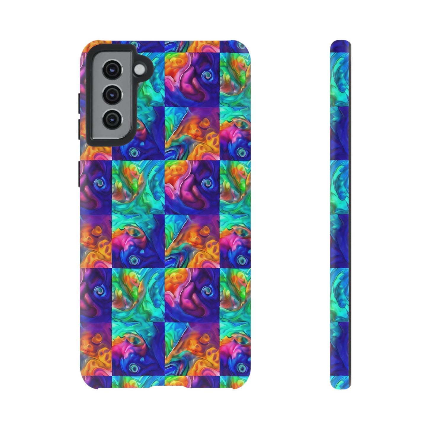 Abalone Swirl Samsung Phone Case — Glowing Shell Design