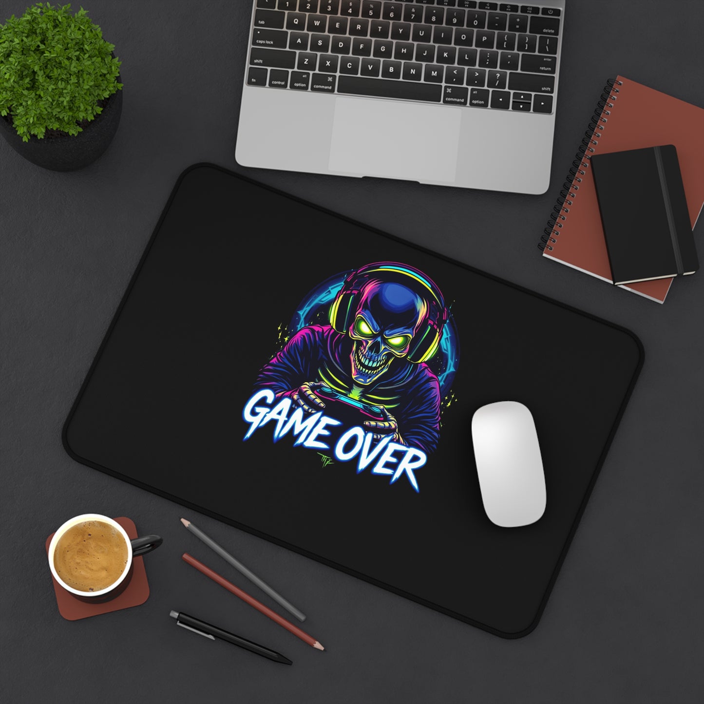 Game Over Themed Desk Mat
