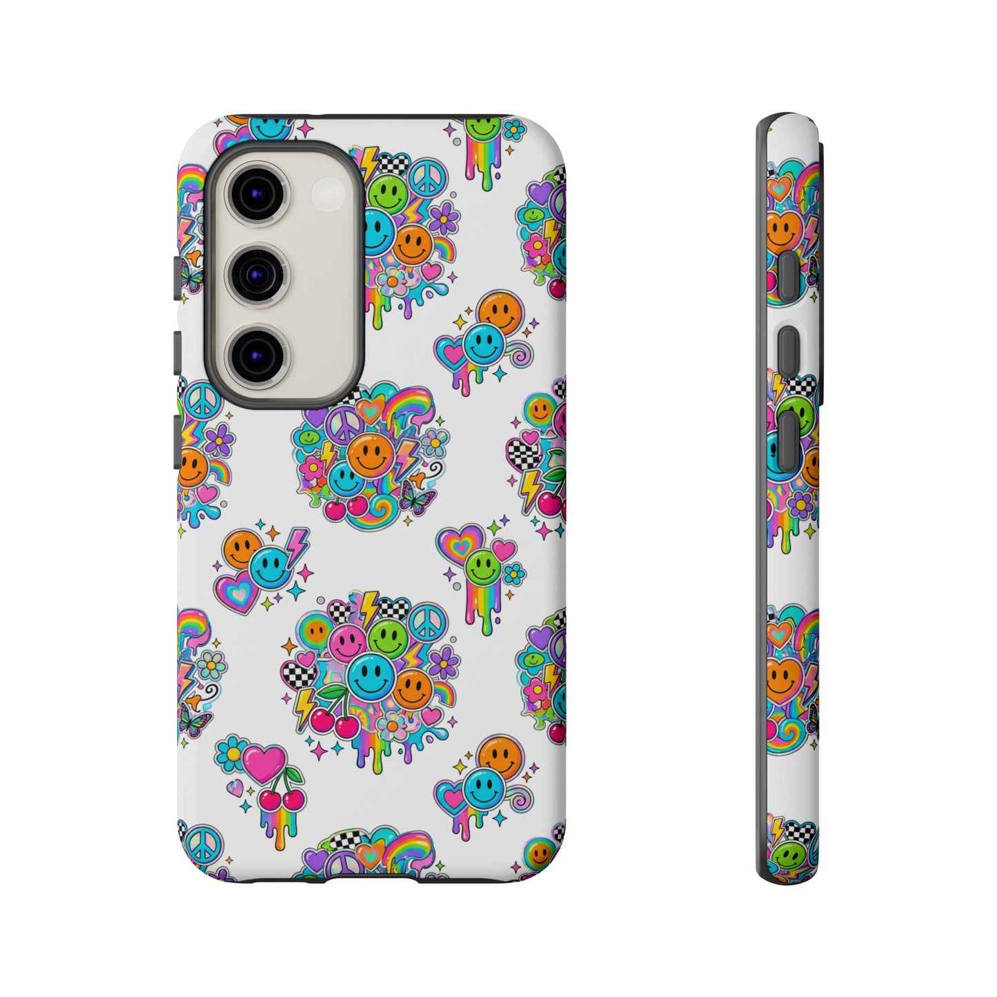 Retro Dopamine-Inspired Samsung Tough Phone Case