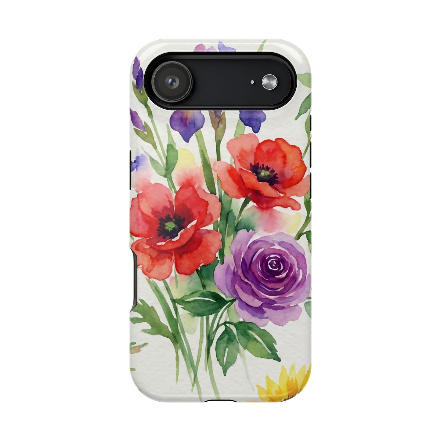 iPhone Case — Watercolor Bouquet Magnetic Impact-Resistant Case