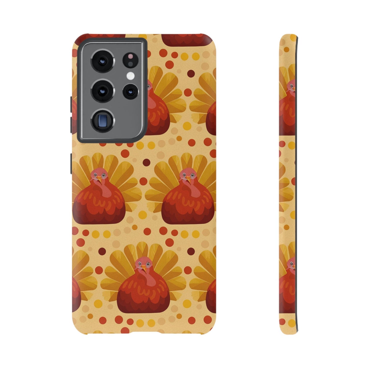 Turkey Samsung Phone Case with festive turkey pattern and durable dual-layer protection
