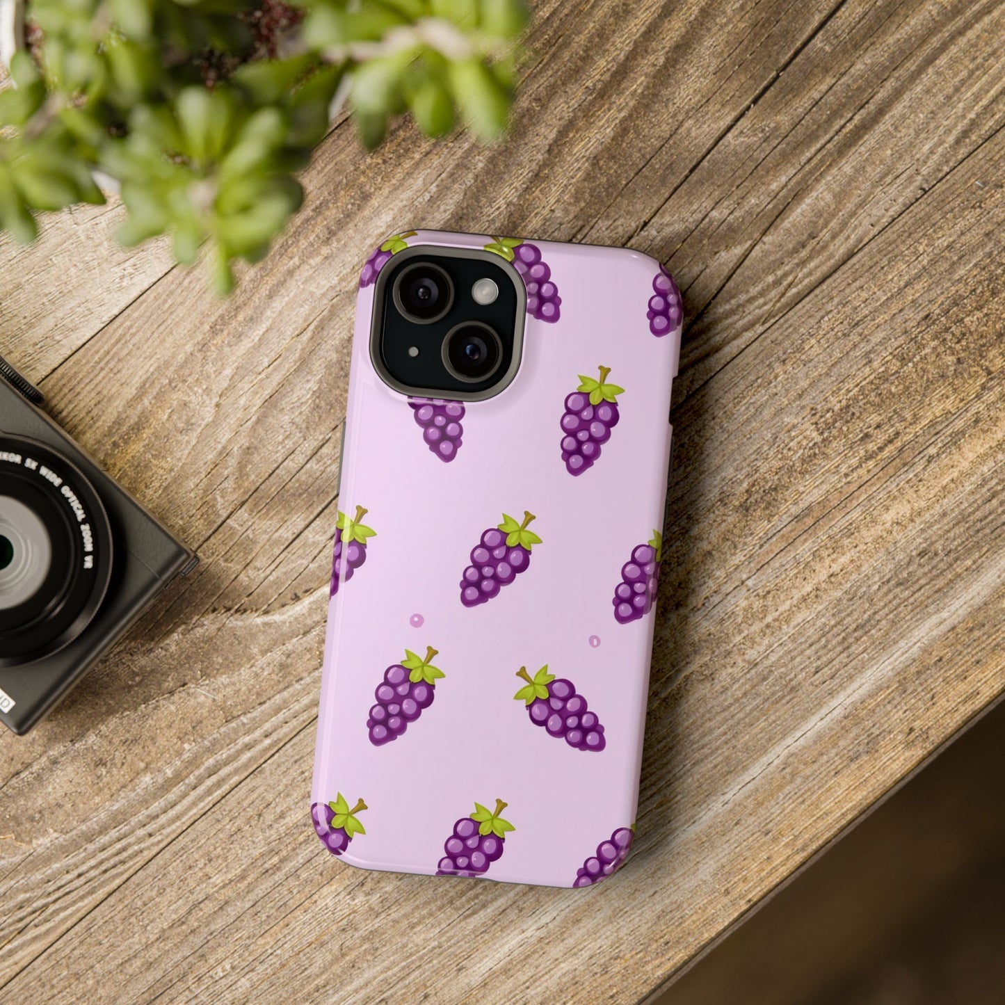 Grape Design iPhone Tough Case