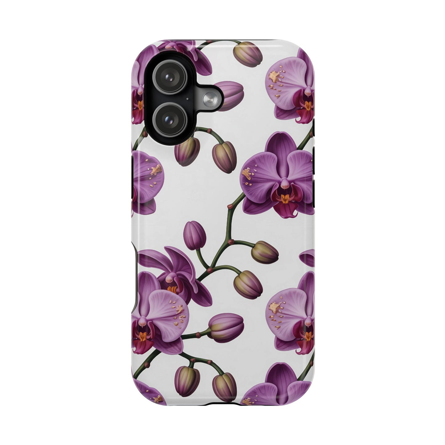 Purple Orchid Design iPhone Tough Case