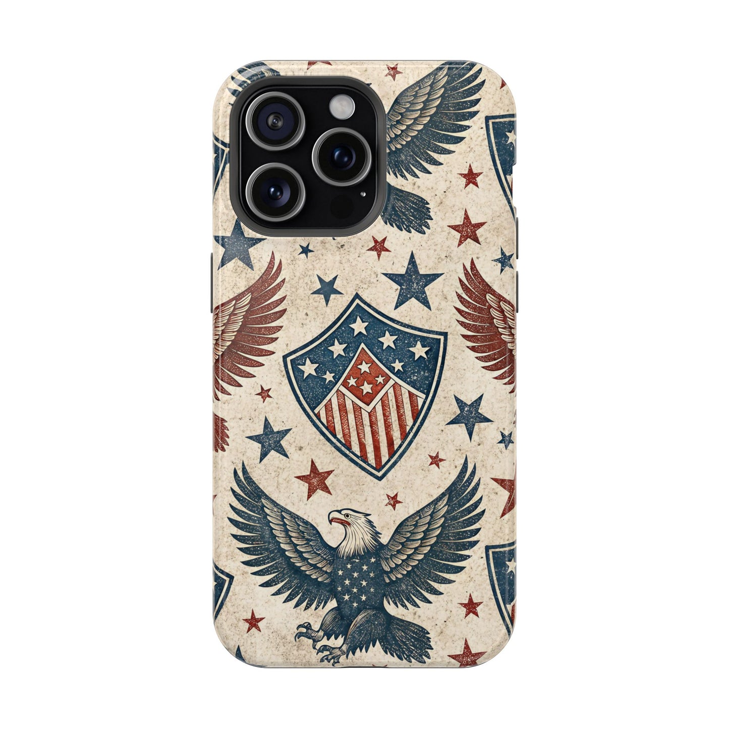 Vintage American Pride iPhone Tough Case