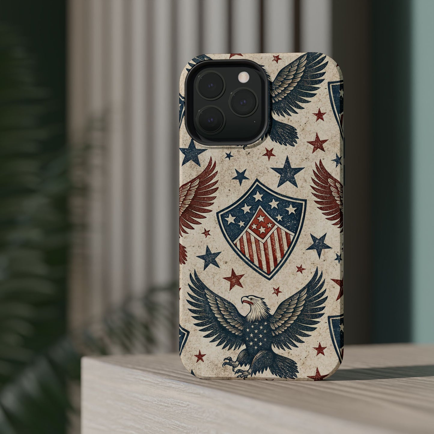 Vintage American Pride iPhone Tough Case