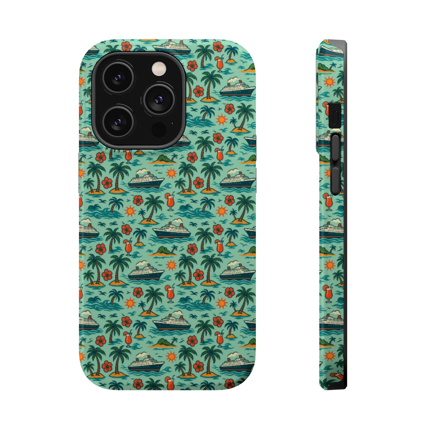 Tropical Cruise Tough iPhone Case