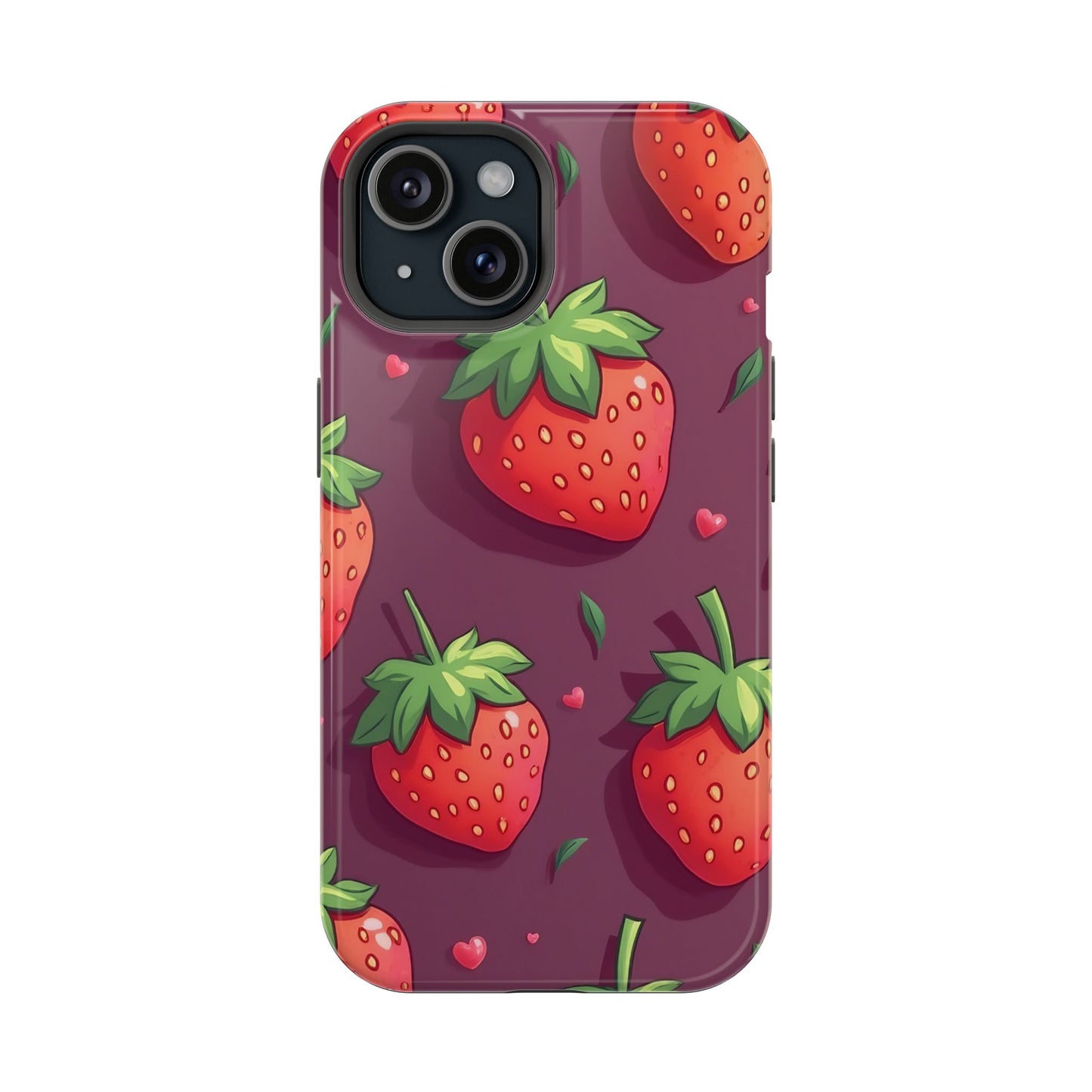 Strawberry Design iPhone Tough Phone Case