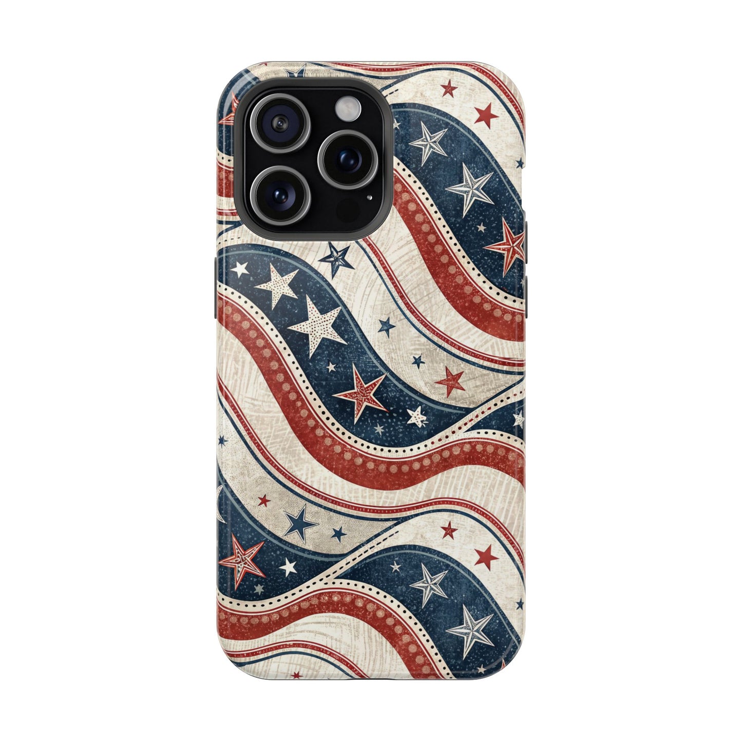 Vintage Patriotic Inspired Ribbon iPhone Case