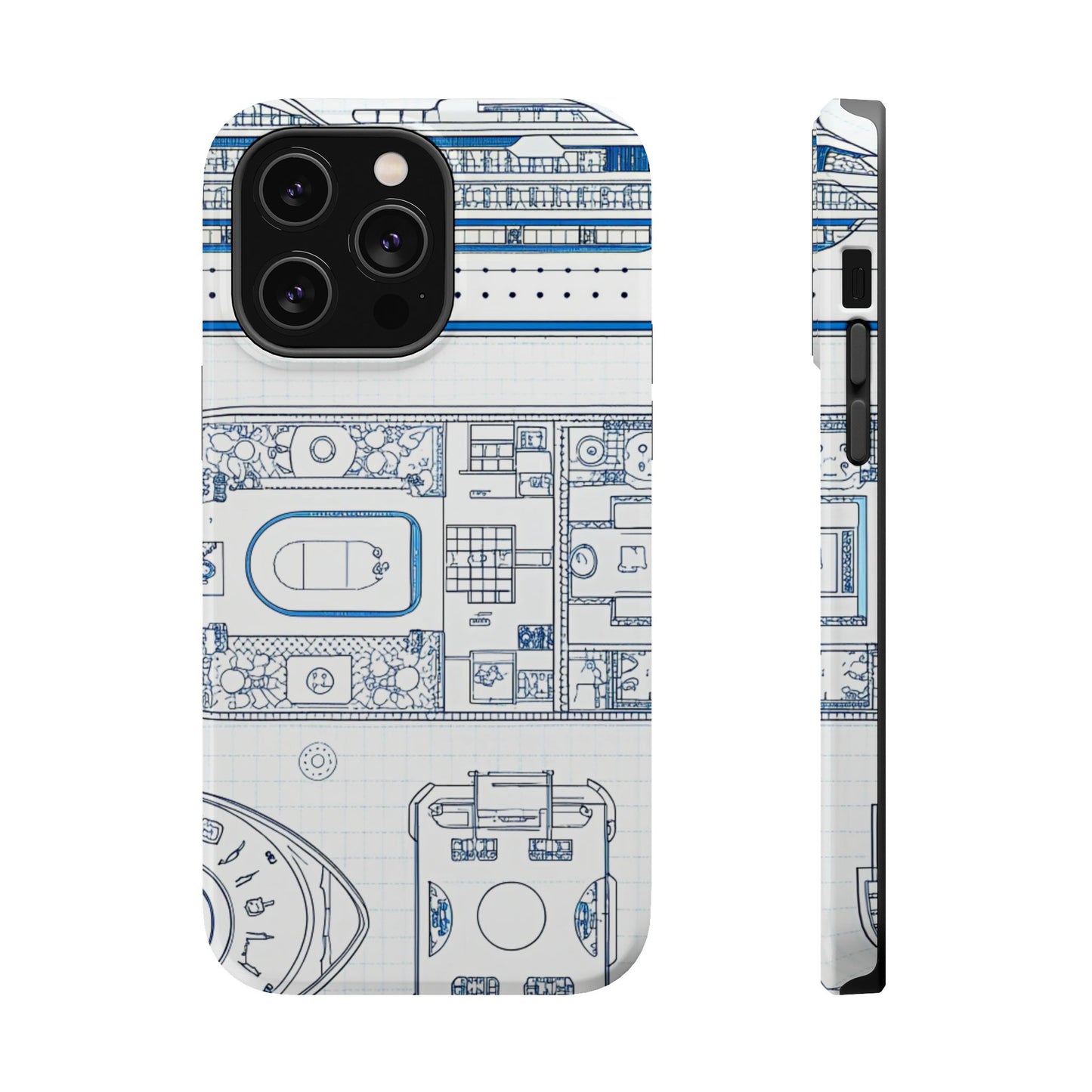 Cruise Ship Design Inspired iPhone Tough Case