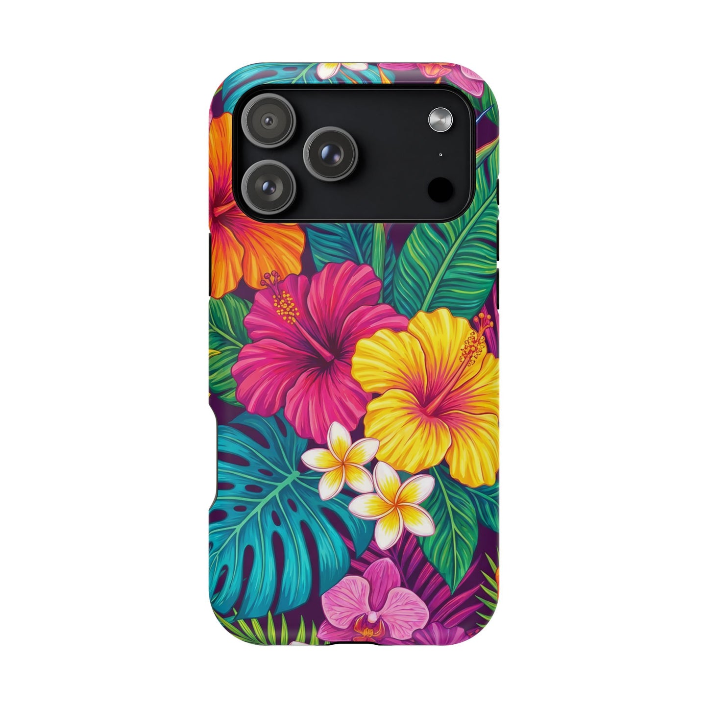 Vibrant Tropical iPhone Tough Case — Magnetic Impact-Resistant