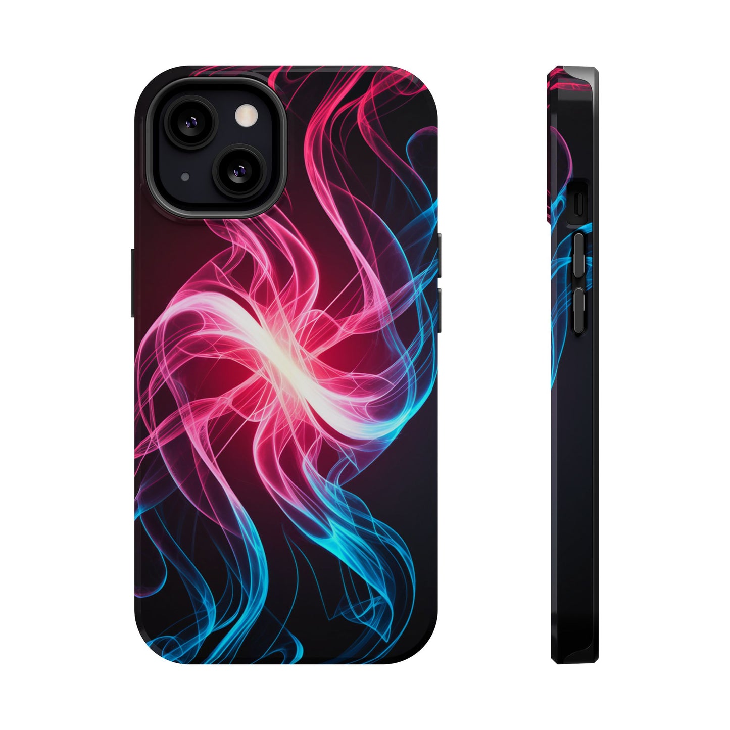 Red White and Blue Swirl Design iPhone Tough Case