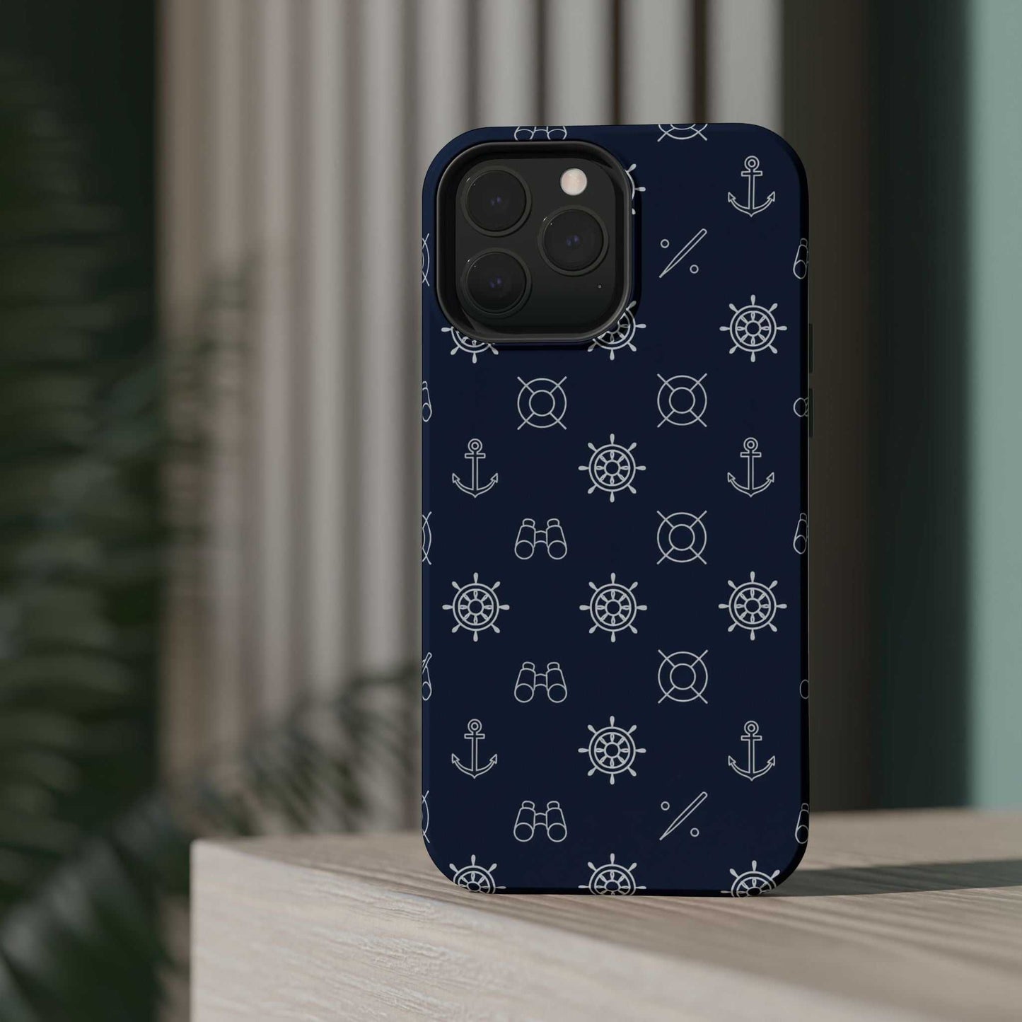 Minimalist Nautical iPhone Case — Magnetic Impact-Resistant Phone Case