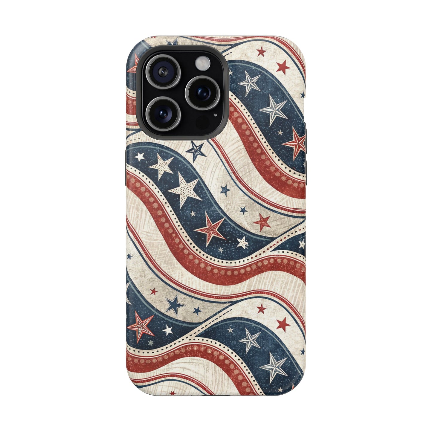 Vintage Patriotic Inspired Ribbon iPhone Case
