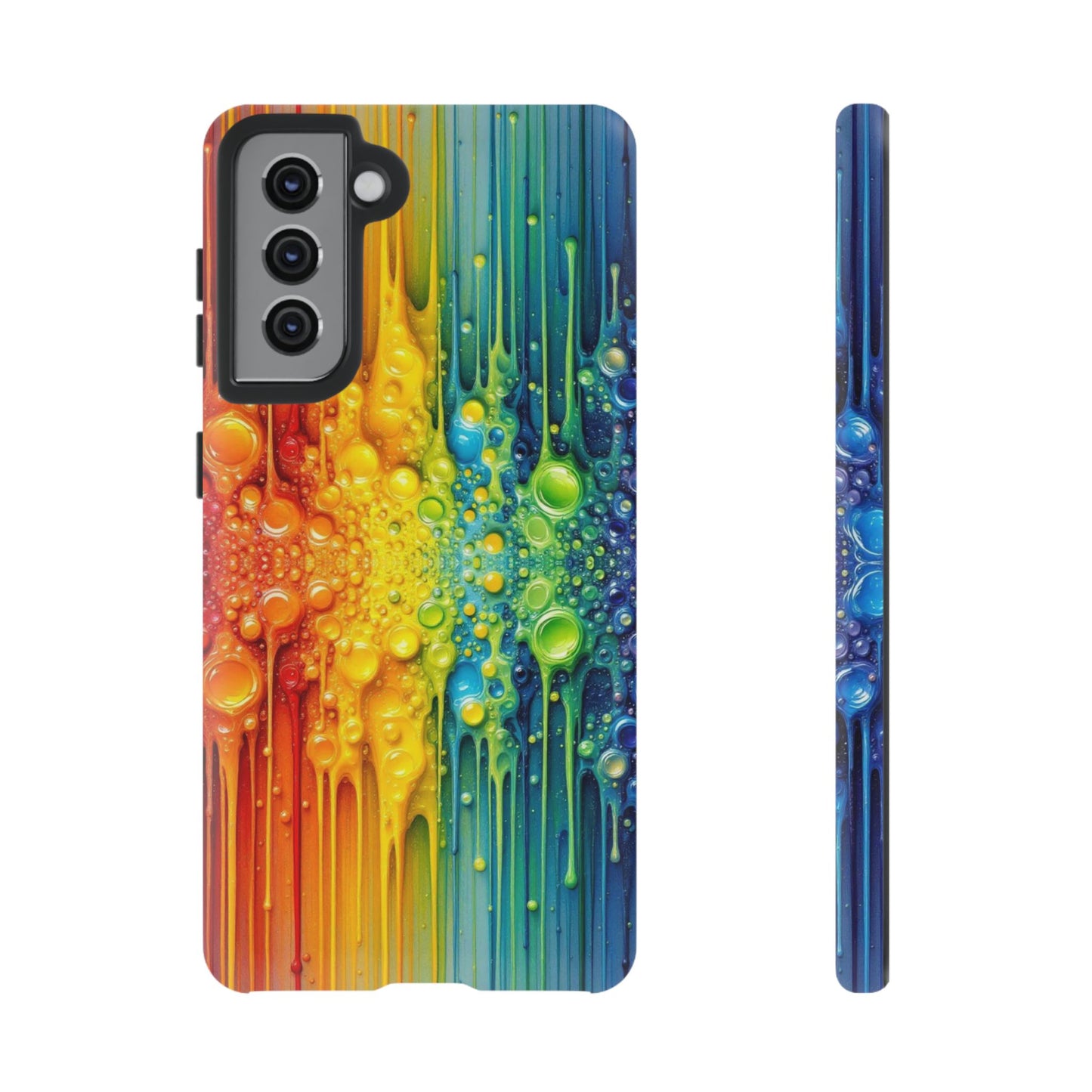 Rainbow Paint Splash Samsung Tough Case