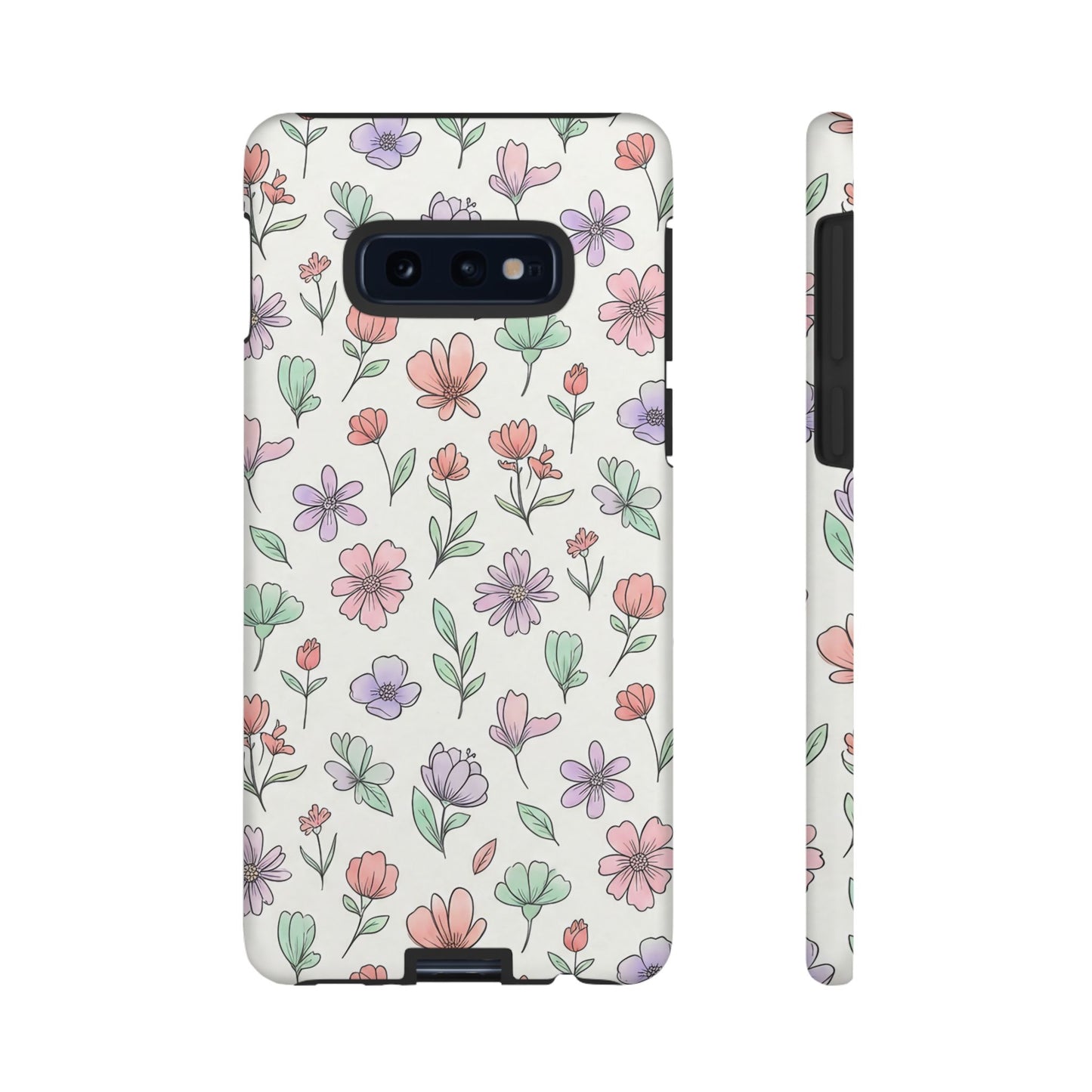 Floral Tough Cases — Artistic Flower Samsung Phone Case