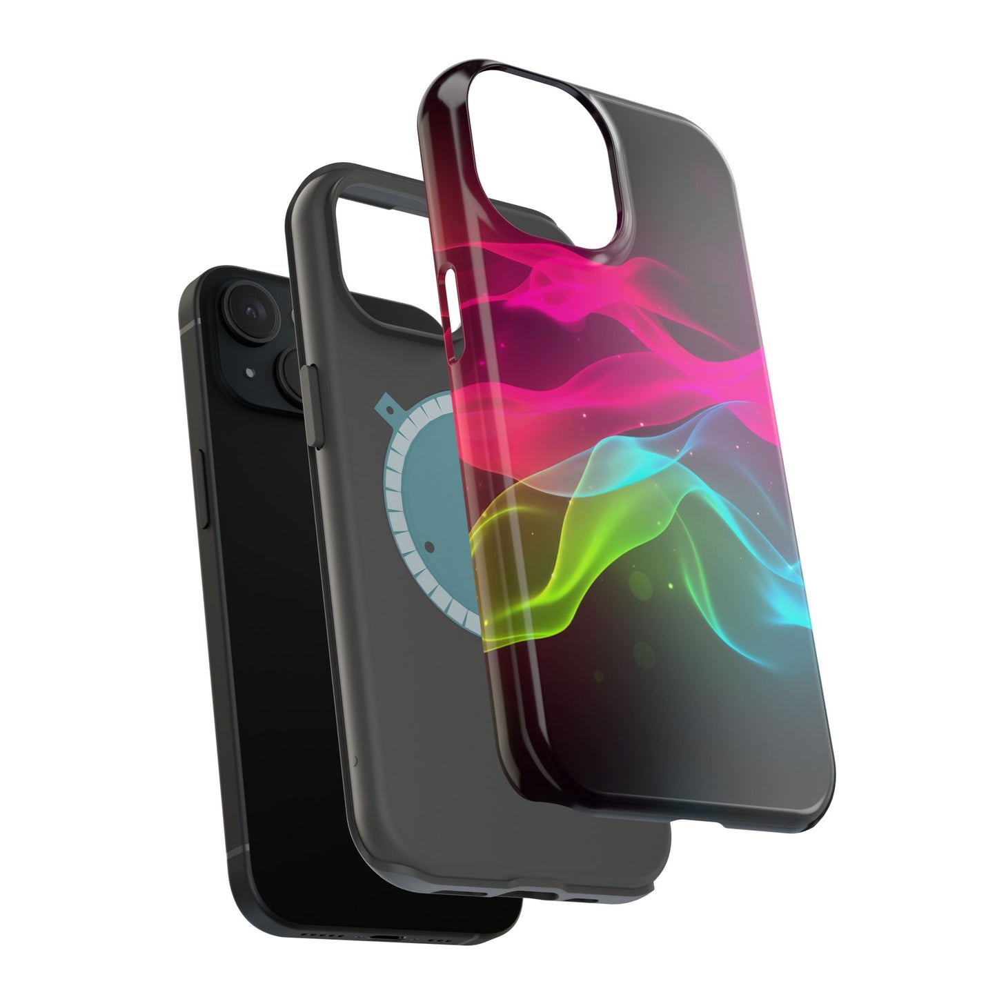 Ride the Rainbow Wave iPhone Tough Case
