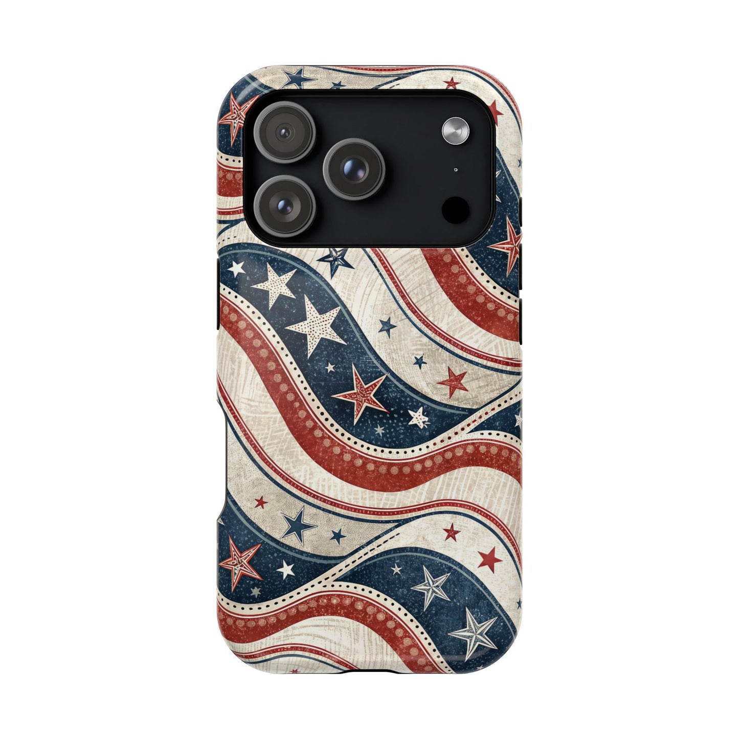 Vintage Patriotic Inspired Ribbon iPhone Case