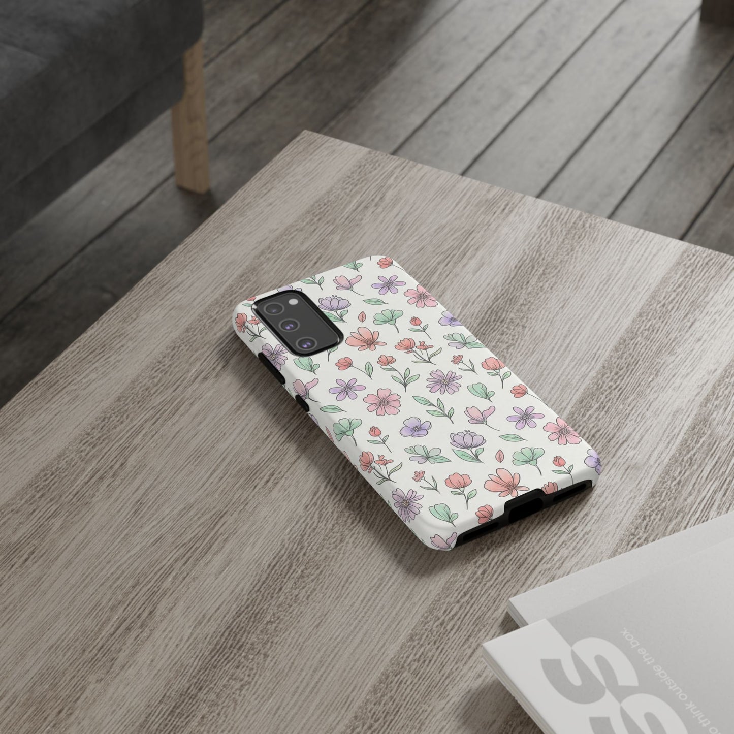 Floral Tough Cases — Artistic Flower Samsung Phone Case