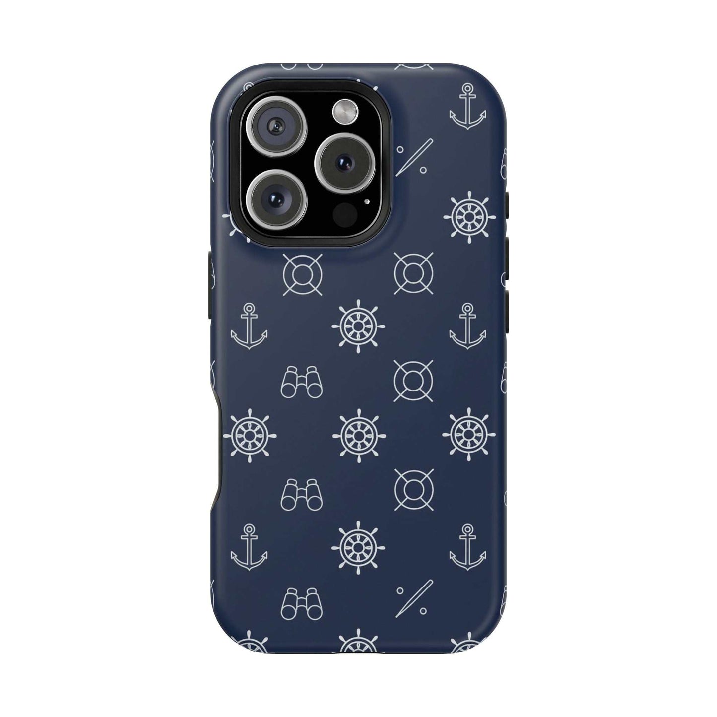 Minimalist Nautical iPhone Case — Magnetic Impact-Resistant Phone Case